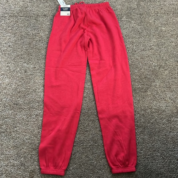 NWT Aero New York Classic Red Cinch Sweatpants and Red Hoodie in XS - Picture 7 of 7